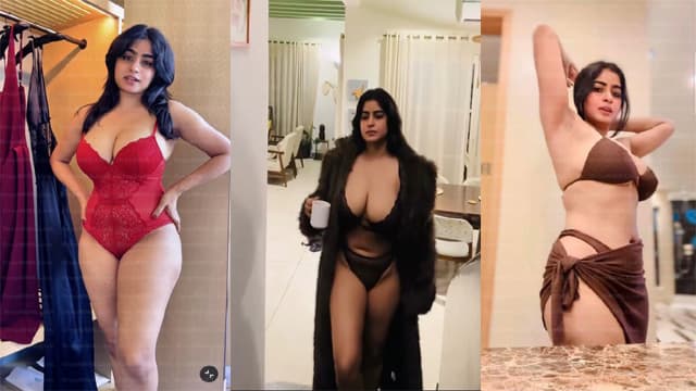Insta Model Koyel Sarkar Teasing Her Huge Oily Boobs