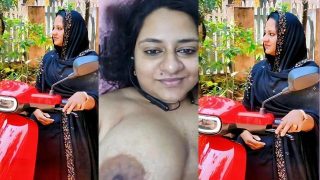 Mallu Muslim Wife Affair Video Call Leaked Showing Big Boobs Pussy Show