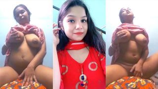 Horny Bengali Girl Beautiful Big Babe Sucking Boobs Latest Video
