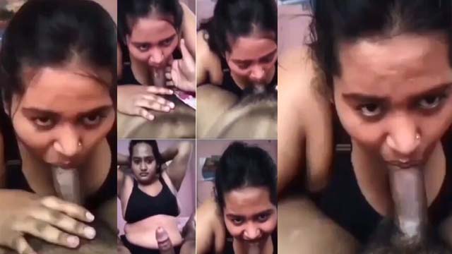 Desi Bhabhi Sucking Boyfriend Dick