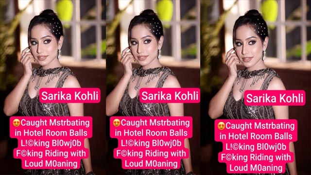 OnlyFans Model Sarika Kohli Caught Masterbating in Hotel Room Sex MMS