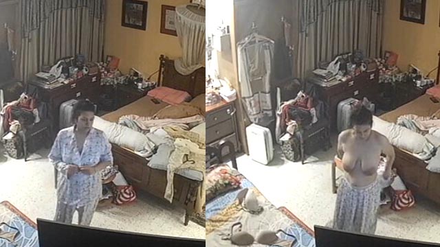 Beautiful Bhabhi Changing Clothes Leaked CCTV Cam Lacked Clips