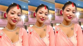Nepali Sexy Girlfriend Showing Her Big Boobs & Pussy Show
