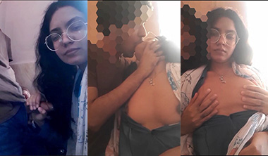 Indian Horny Submissive Chasmish Gf Boobs Show Latest Video