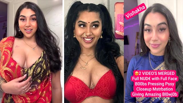 Indian NRI Influencer Vishakha Full Frontal Nude Boobs Pressing Pussy Latest Viral Video