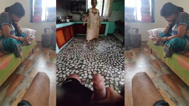 Viral House Owner Son Masturbating – Infront Of Maid Aunty Latest Sex Video’s
