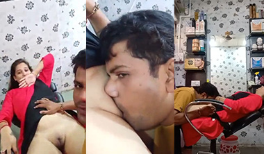 Chubby Couple Pussy Licking In Beauty Parlour Latest Porn MMS